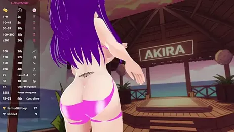 AkiraVixent webcam model stream image