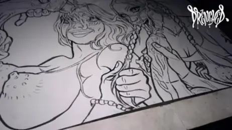 DrenchedArt webcam model stream image