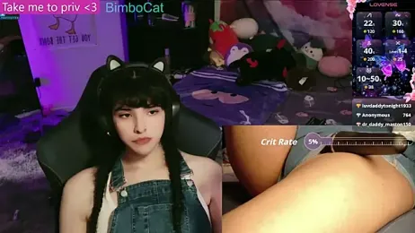 BimboCat webcam model stream image
