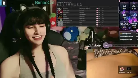BimboCat webcam model stream image