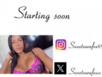 sweetsarafoxxx webcam model stream image