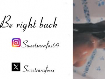 sweetsarafoxxx webcam model stream image