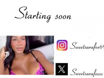 sweetsarafoxxx webcam chaturbate model stream image