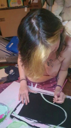 KinkyBeanie420 webcam model stream image