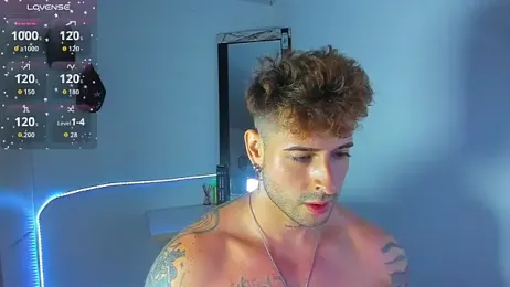 Ares_blue webcam model stream image