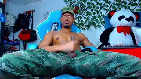 black_latin23cm webcam model stream image