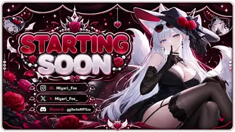 MiyariFox webcam stripchat model stream image