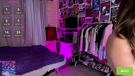 PinkiRay webcam model stream image