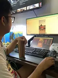 SievingPrep webcam model stream image