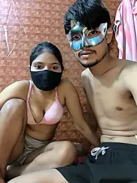 Antique-stickchart-couple webcam model stream image