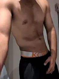 handsome-hunky webcam model stream image