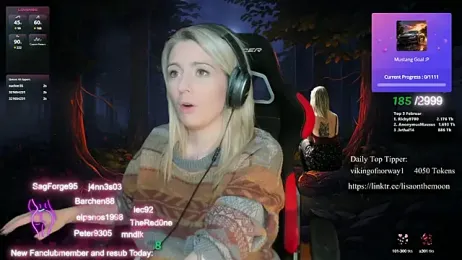 Lisaonthemoon stripchat stream image, 13.02.2025 19:20