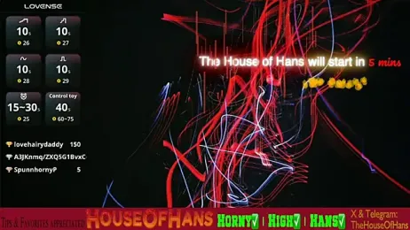HouseOfHans stripchat stream image, 19.02.2026 08:50