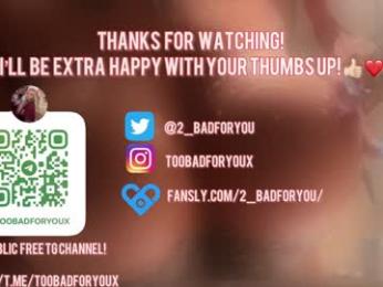 2badforyou chaturbate stream image