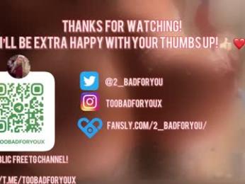 2badforyou chaturbate stream image