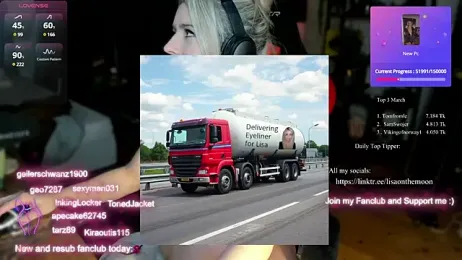 Lisaonthemoon stripchat stream image, 01.04.2025 19:10